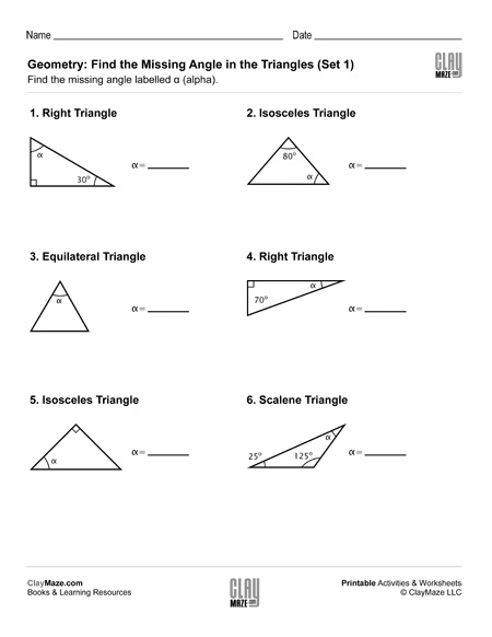 Geometry Problems Involving the Angles of a Triangle